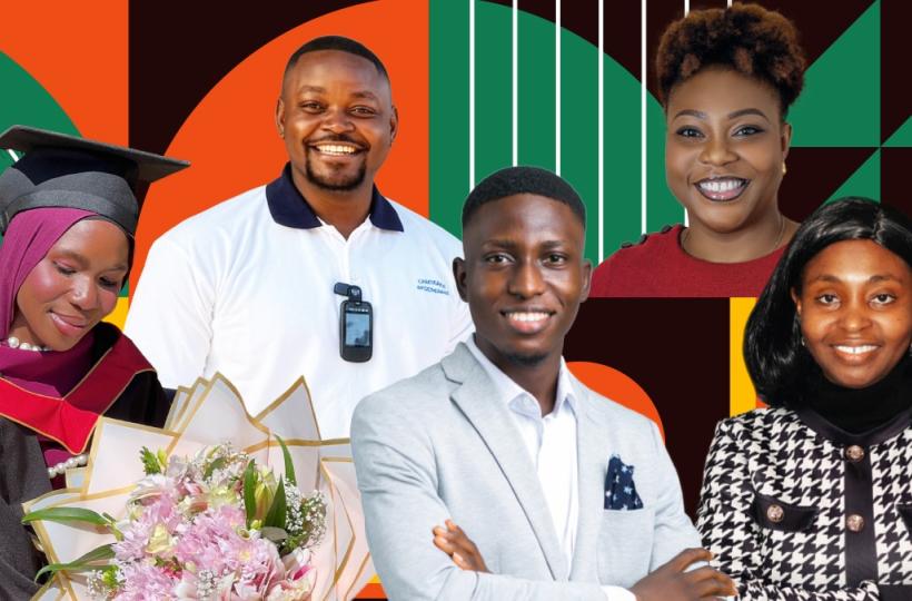 FLOct26 Black History Month [l-r]Adeseke Adeyemi, Johnson Gbayike, Marvellous Jesutoye, Gbemisola Ojebode, Subuola Olaopa